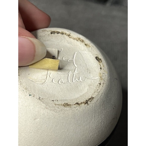 VTG Sioux Pottery Native American Vase Planter Signed 4” Indiana Pastel Colors - Picture 9 of 11